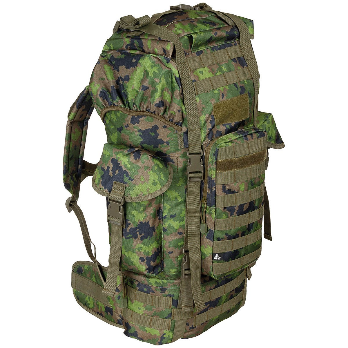 BW Kampfrucksack, "MOLLE",65 l, Alu-Ausst., M05 tarn