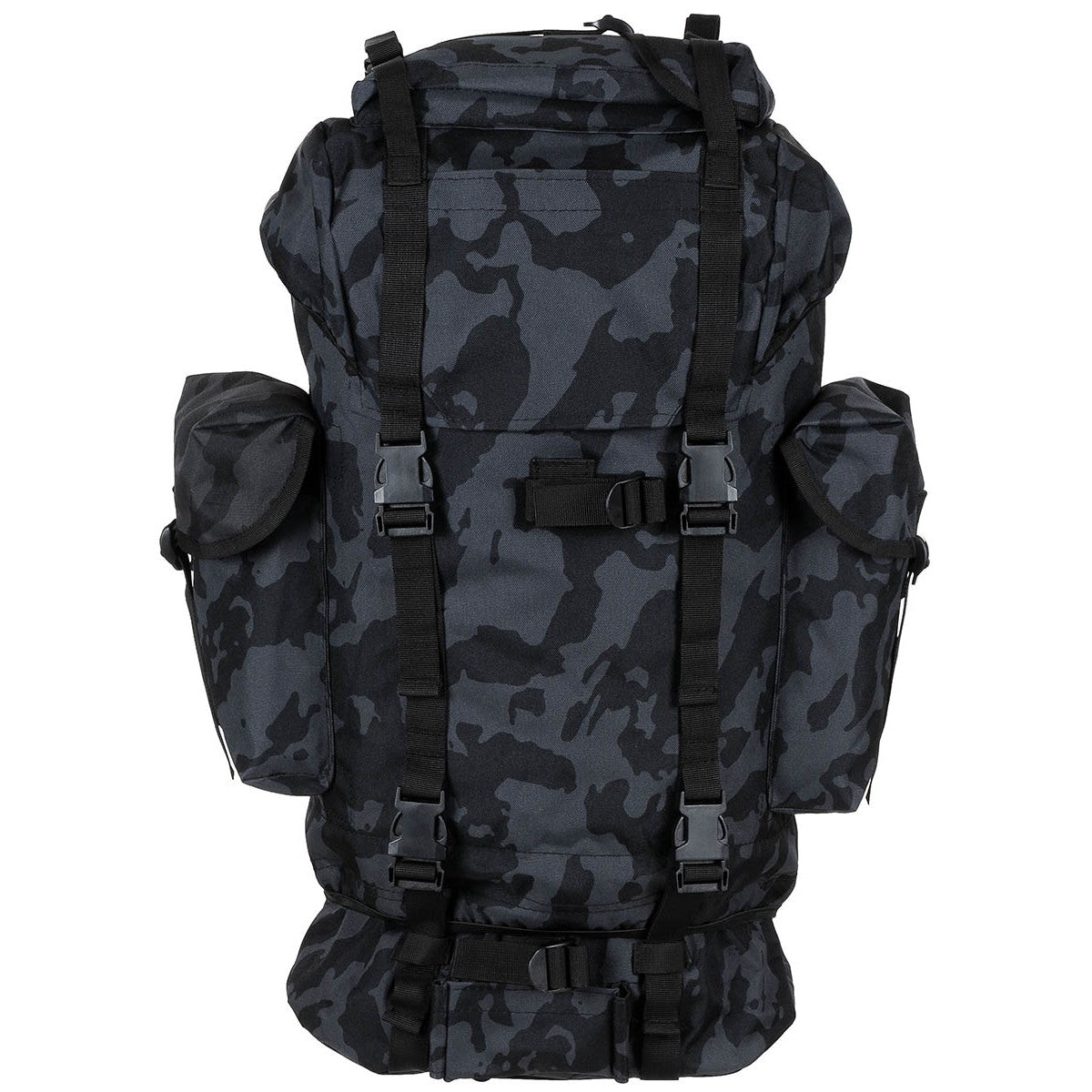 BW Kampfrucksack, 65 l, Alu-Aussteifung, night-camo