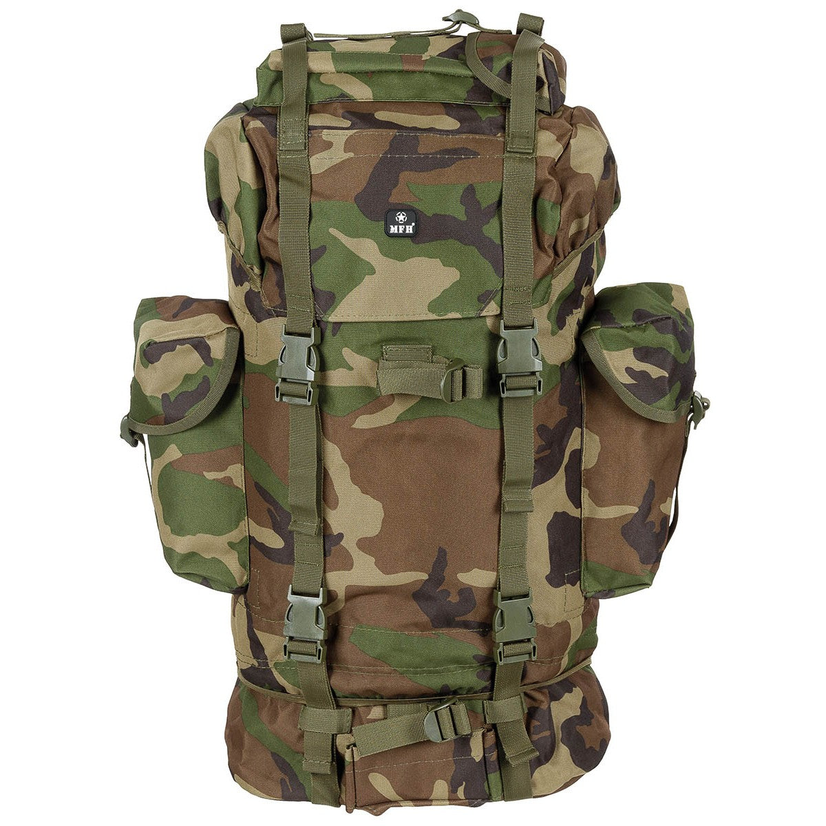 BW Kampfrucksack, 65 l, Alu-Aussteifung, woodland