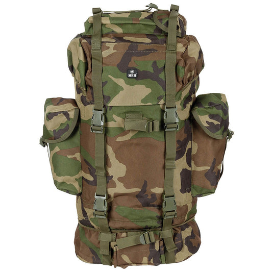 BW Kampfrucksack, 65 l, Alu-Aussteifung, woodland