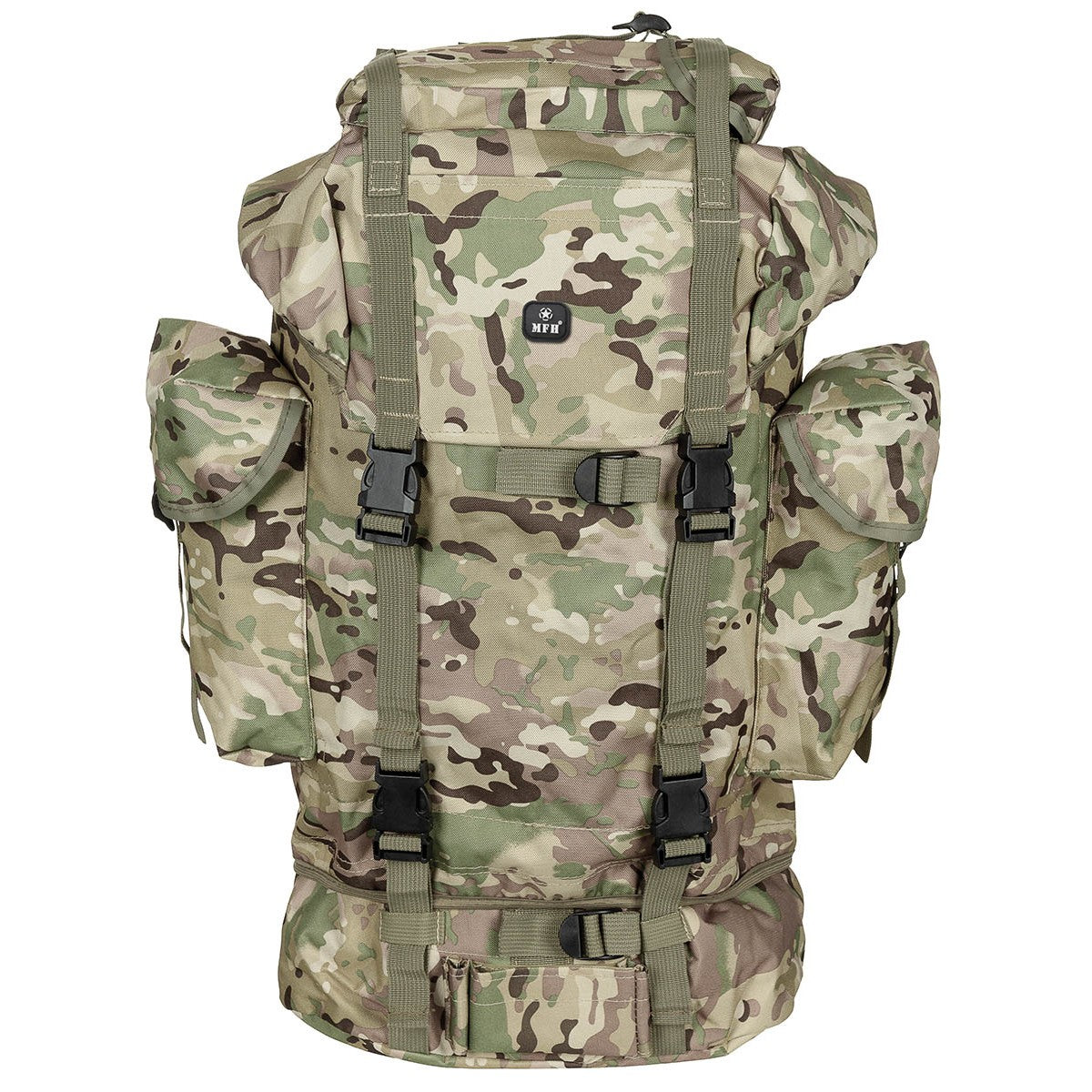 BW Kampfrucksack, 65 l, Alu-Aussteifung, op.-camo