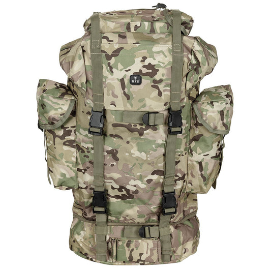 BW Kampfrucksack, 65 l, Alu-Aussteifung, op.-camo