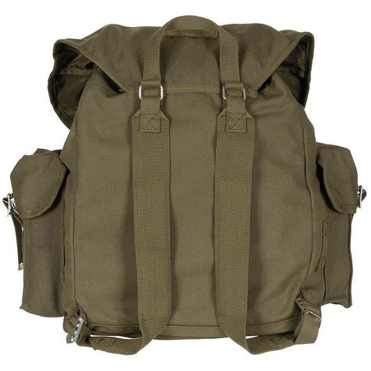 BW Rucksack, oliv,Canvas
