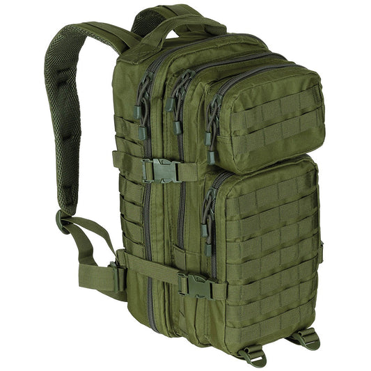 US Rucksack, Assault I,Basic, oliv