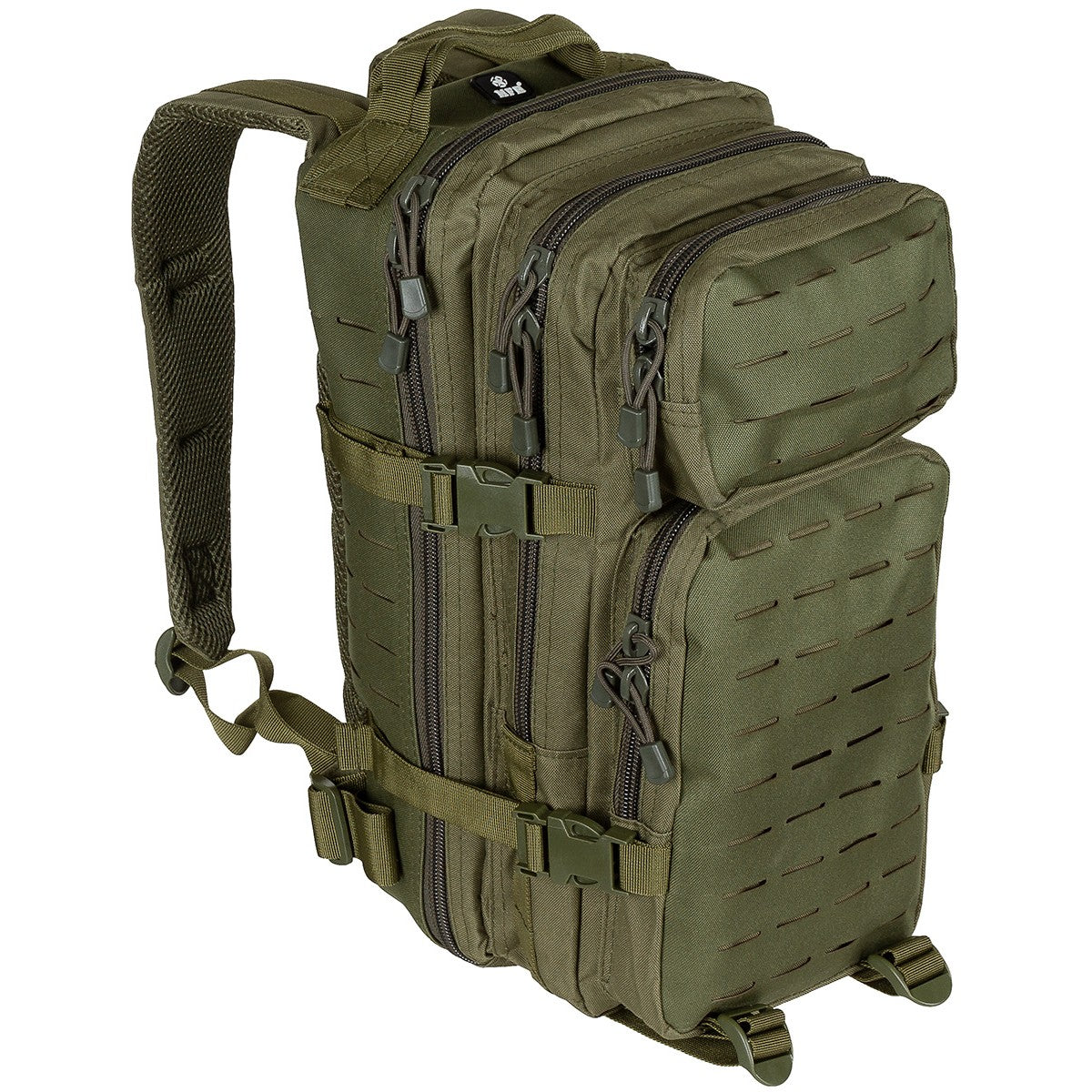US Rucksack, Assault I,Laser, oliv