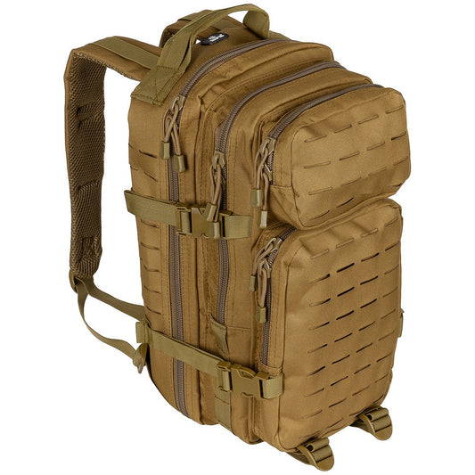 US Rucksack, Assault I,Laser, coyote tan