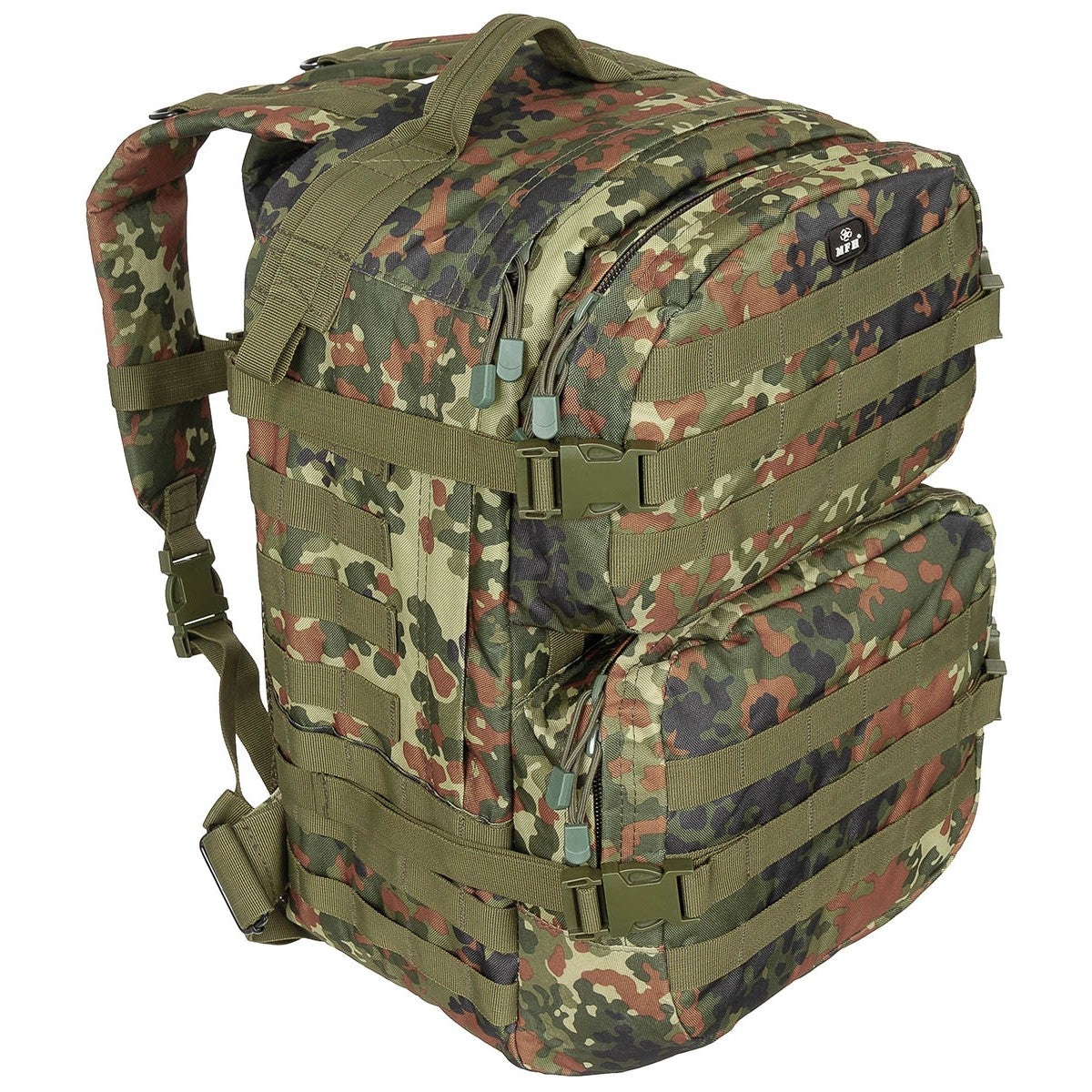 US Rucksack, Assault II,flecktarn