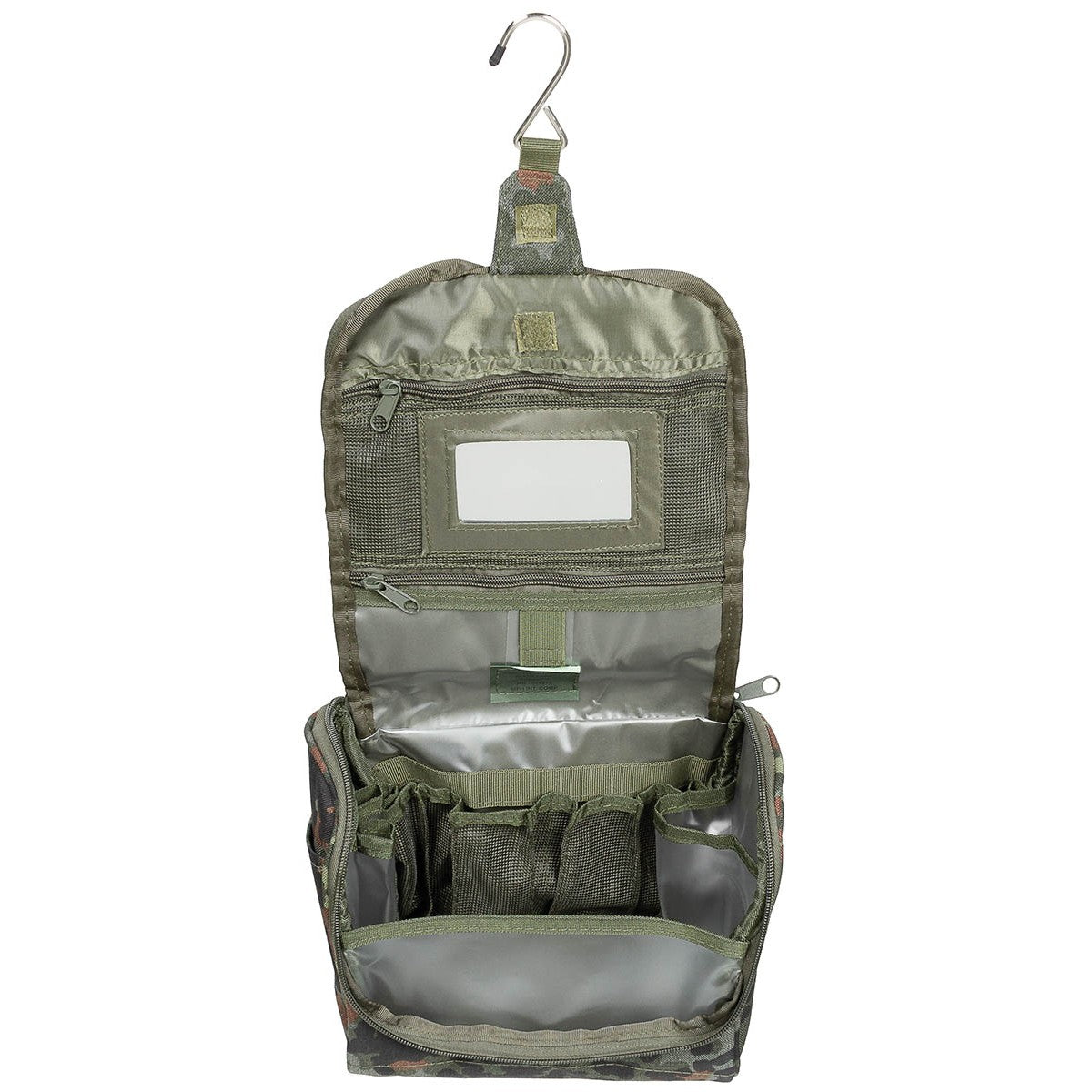 Waschzeugtasche, flecktarn,Cordura