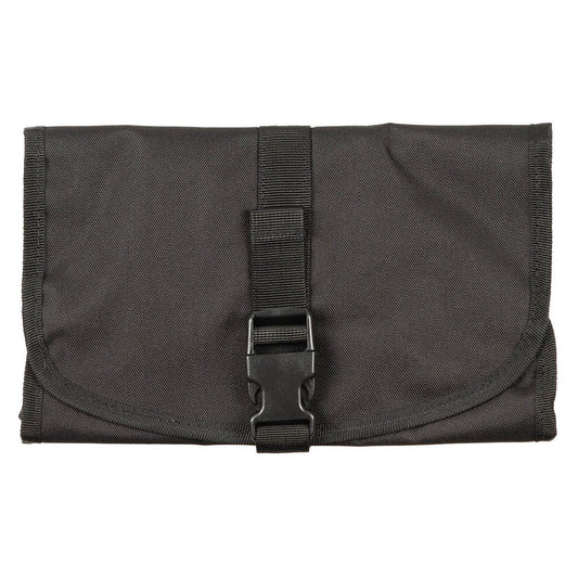 Brit. Waschzeugtasche,rollbar, schwarz