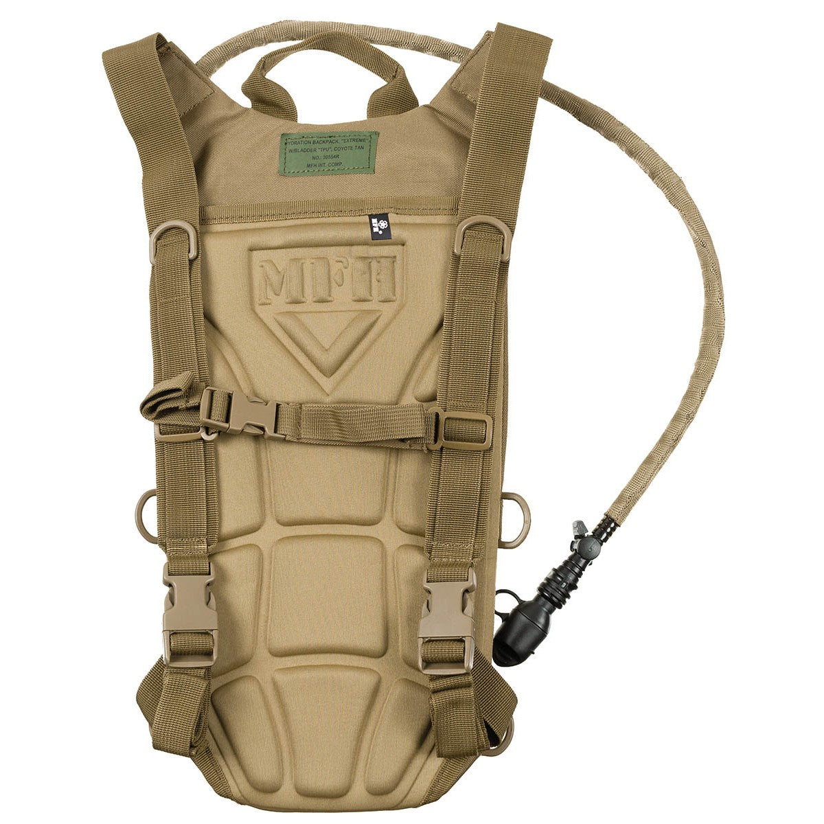Trinkrucksack, mit TPU-Beutel,Extreme, 2,5 l, coyote tan