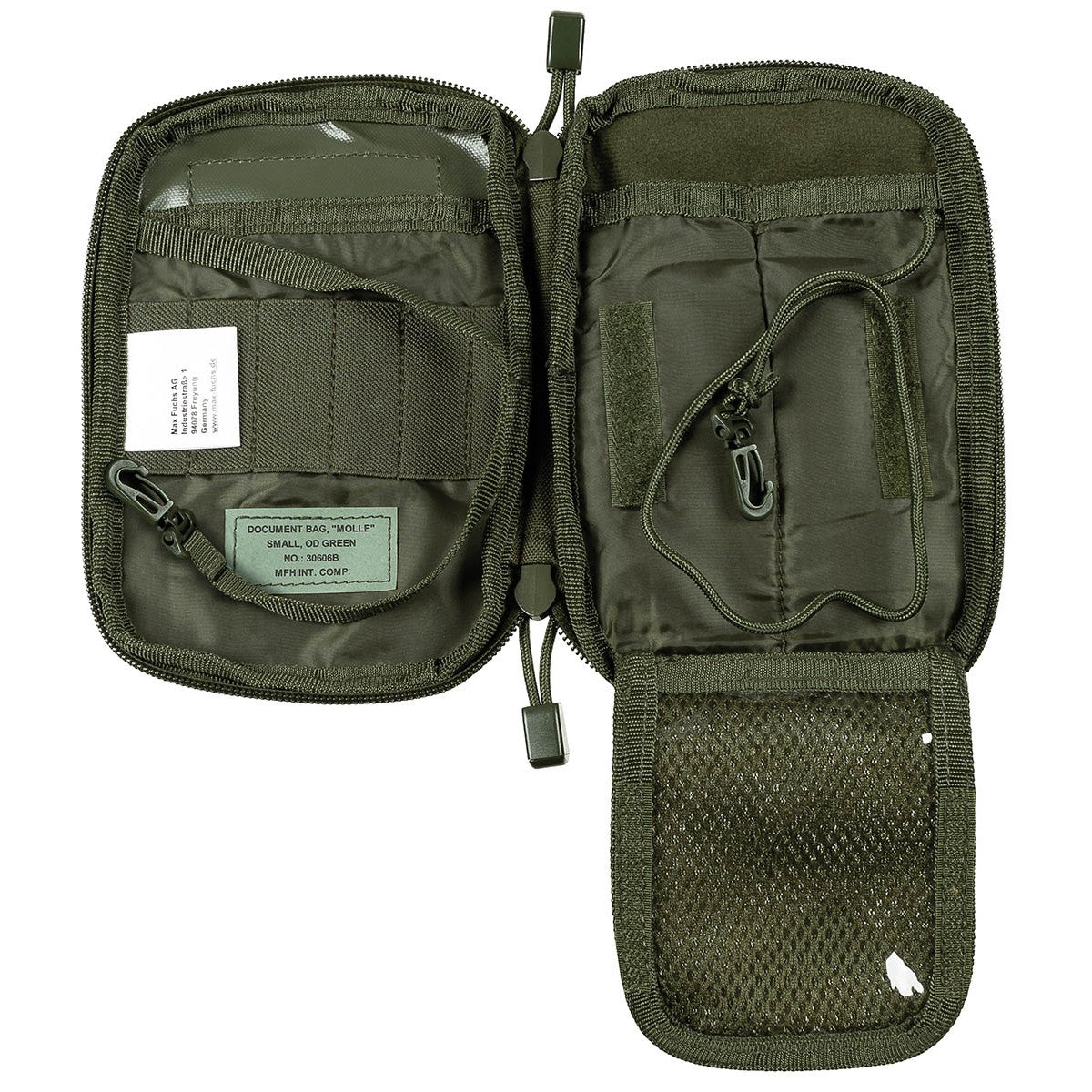 Dokumenten-/Smartphone-Tasche,MOLLE, oliv