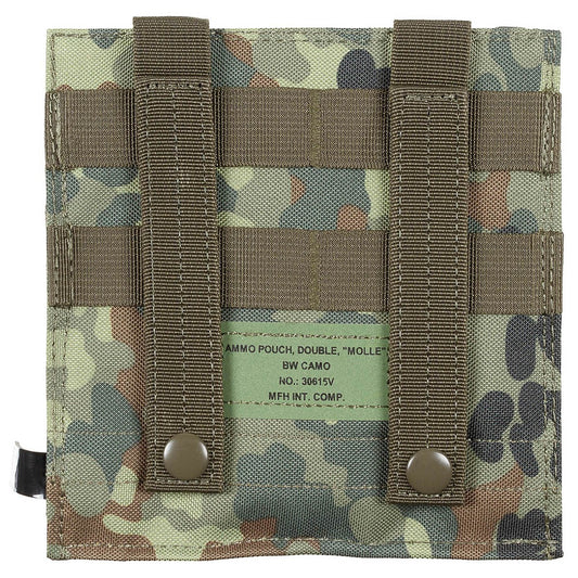Magazintasche, 2-fach,"MOLLE",flecktarn