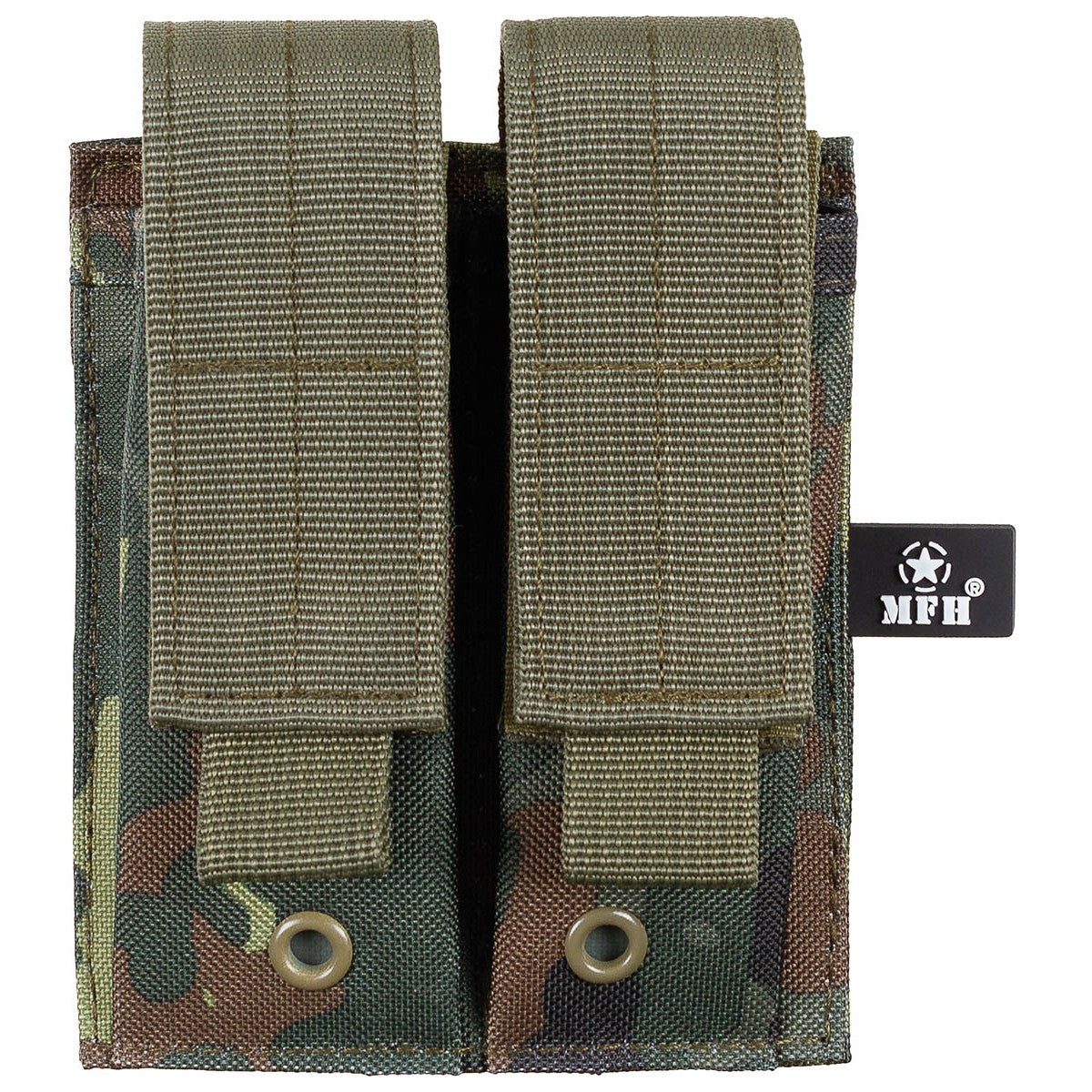 Magazintasche, 2-fach, klein,MOLLE,flecktarn