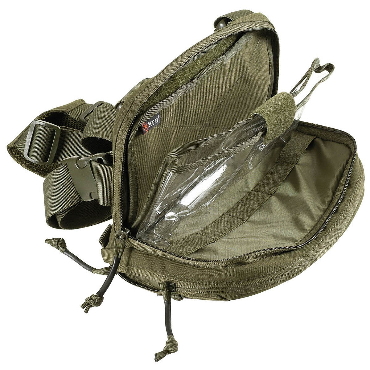 Karten-/Tablet-Tasche,klappbar, oliv