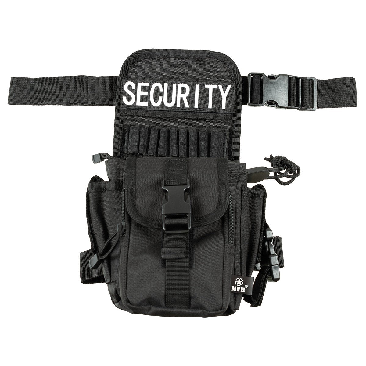 Hüft- und Oberschenkeltasche,Security, schwarz