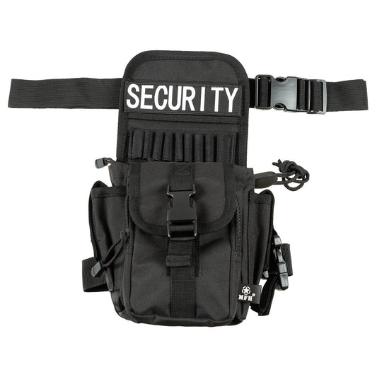 Hüft- und Oberschenkeltasche,Security, schwarz