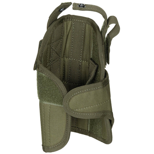 Pistolenbeinholster, oliv,verstellbar, rechts