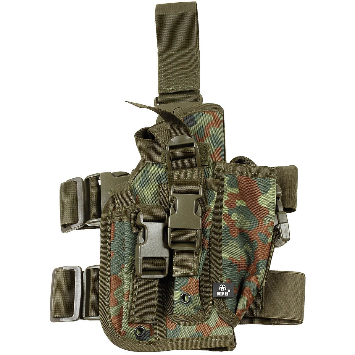 Pistolenbeinholster,flecktarn,rechts