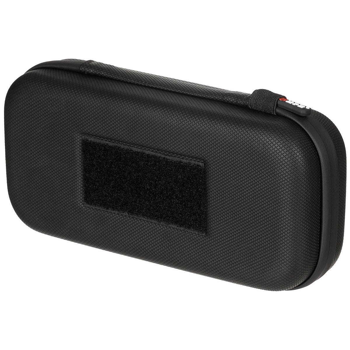 Tasche, Hartschale, groß,mit Klettschlaufen, schwarz