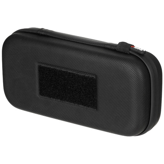 Tasche, Hartschale, groß,mit Klettschlaufen, schwarz