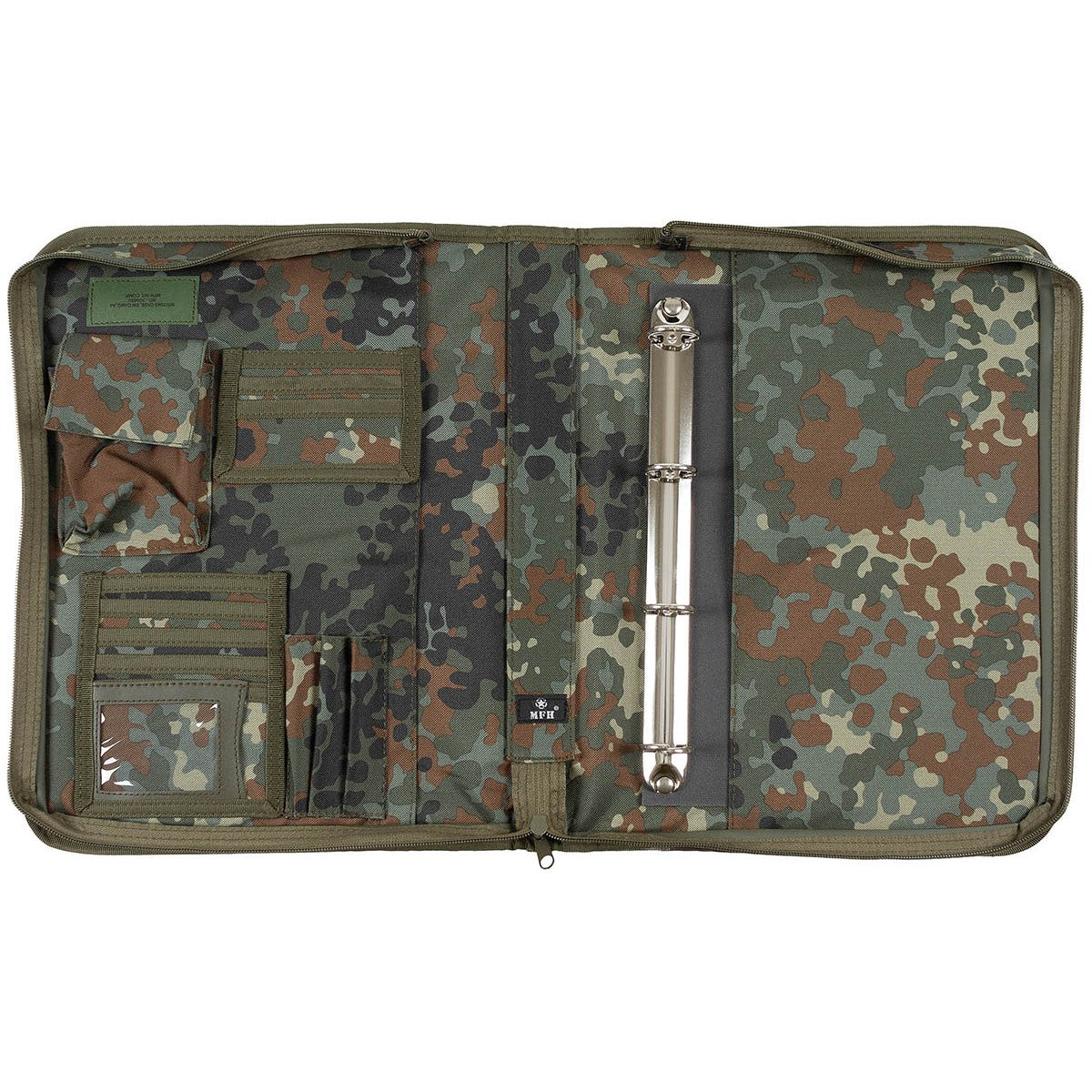 Schreibmappe, flecktarn, A4