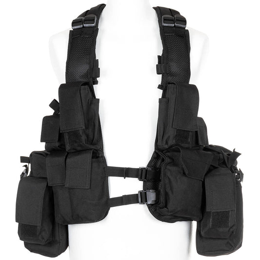 Tactical Weste, div. Taschen, schwarz