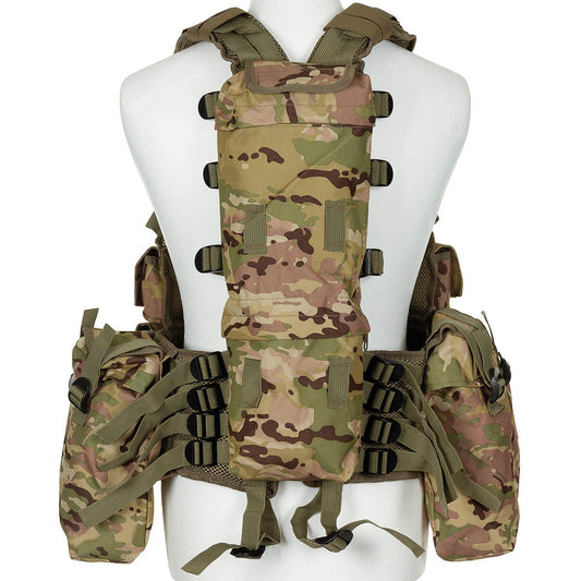 Tactical Weste, div. Taschen, operation-camo
