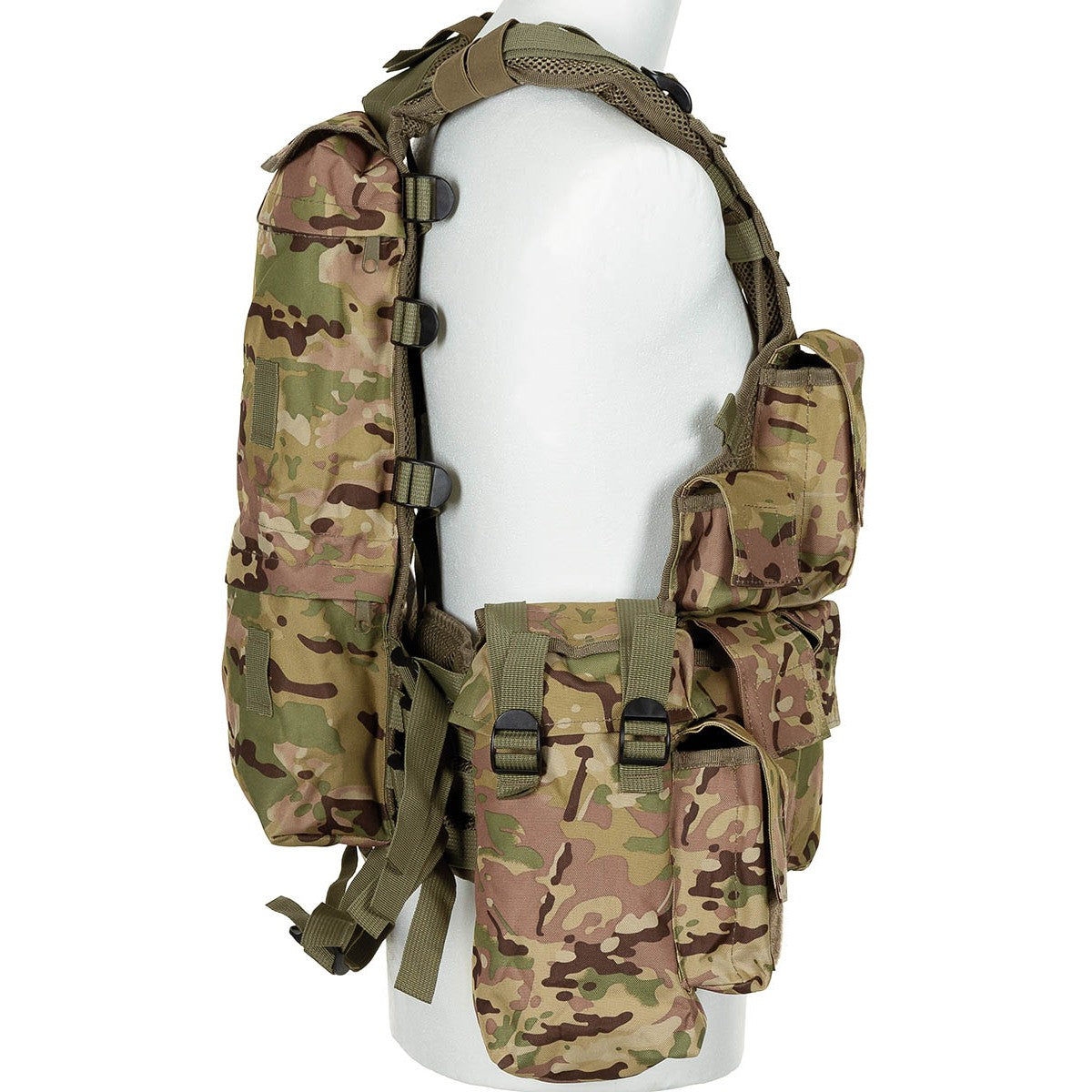 Tactical Weste, div. Taschen, operation-camo