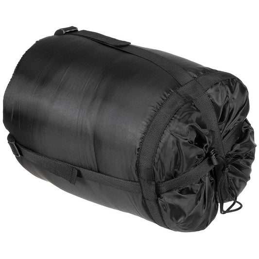 Mumienschlafsack, schwarz,2-lagige Füllung