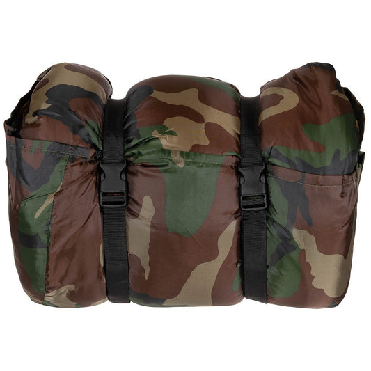 Israel. Pilotenschlafsack,woodland, 2-lagige Füllung