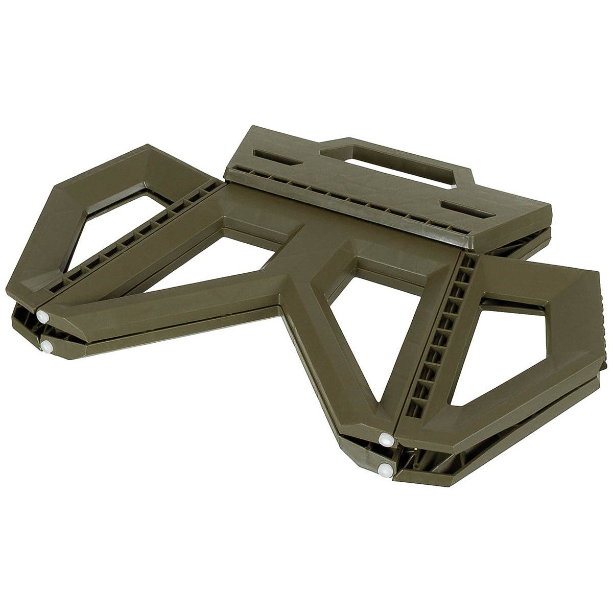 Campinghocker, faltbar,Höhe ca. 24 cm, oliv