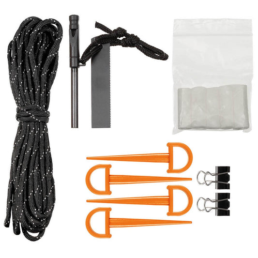 Notfall-Zelt, orange,einseitig alubeschichtet