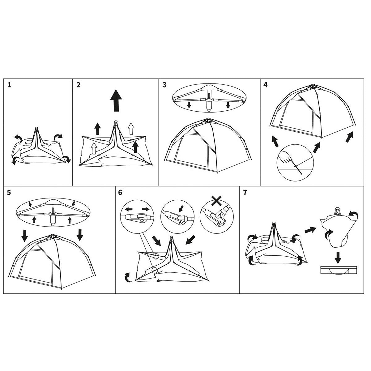 Zelt, "Quick Up Monodom", 3 Personen, oliv