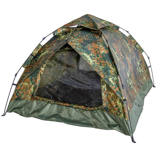 Zelt, "Quick Up Monodom", 3 Personen, flecktarn
