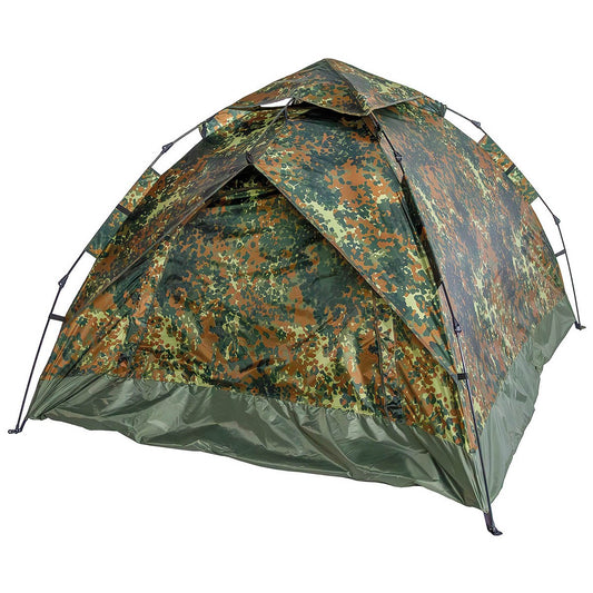 Zelt, "Quick Up Monodom", 3 Personen, flecktarn