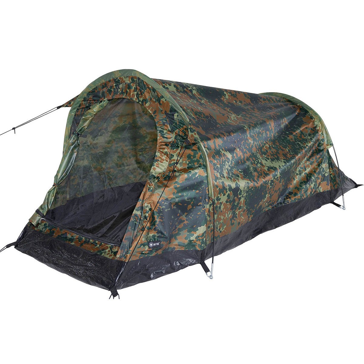 Tunnelzelt, "Schwarzenberg",flecktarn, 1 Person