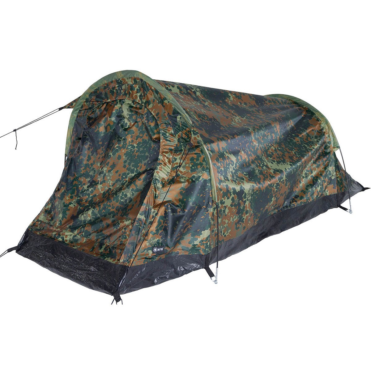 Tunnelzelt, "Schwarzenberg",flecktarn, 1 Person