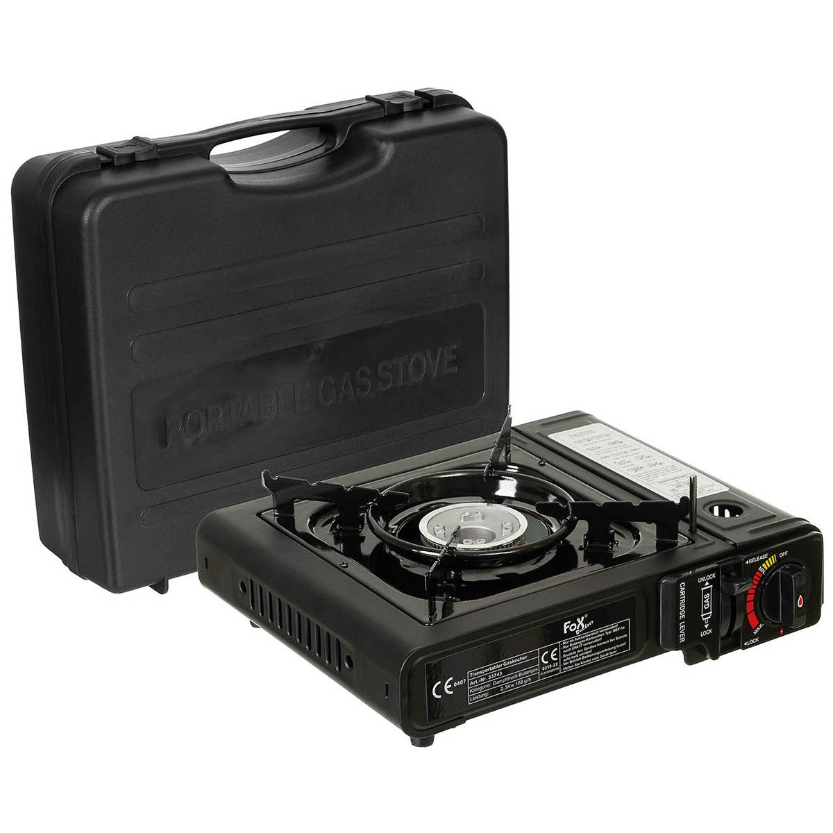 Gaskocher, "Camping",mit Piezo-Zündung