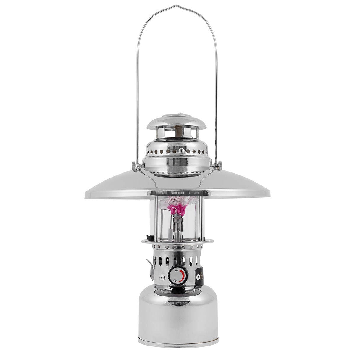 Gaslampe, mit Piezo-Zündung,Reflektorschirm und Tasche