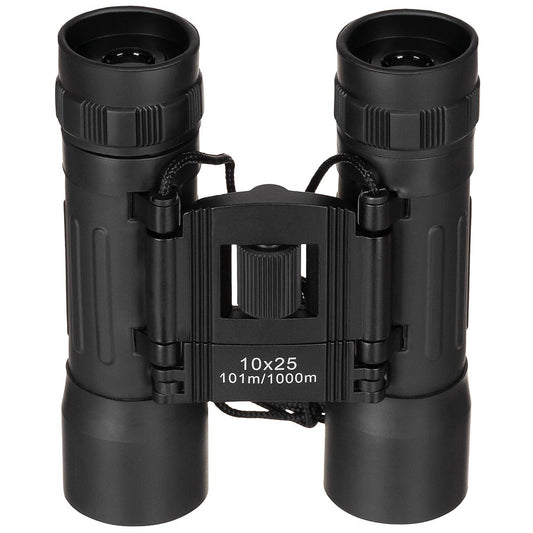 Fernglas, faltbar, 10 x 25,schwarz, Ruby Linse