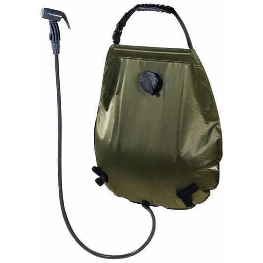 Solar Dusche, "Deluxe", 20 l,oliv, mit Transportbeutel