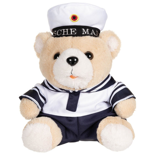 Teddybär, "Marine",mit Anzug und Kappe, ca. 28 cm