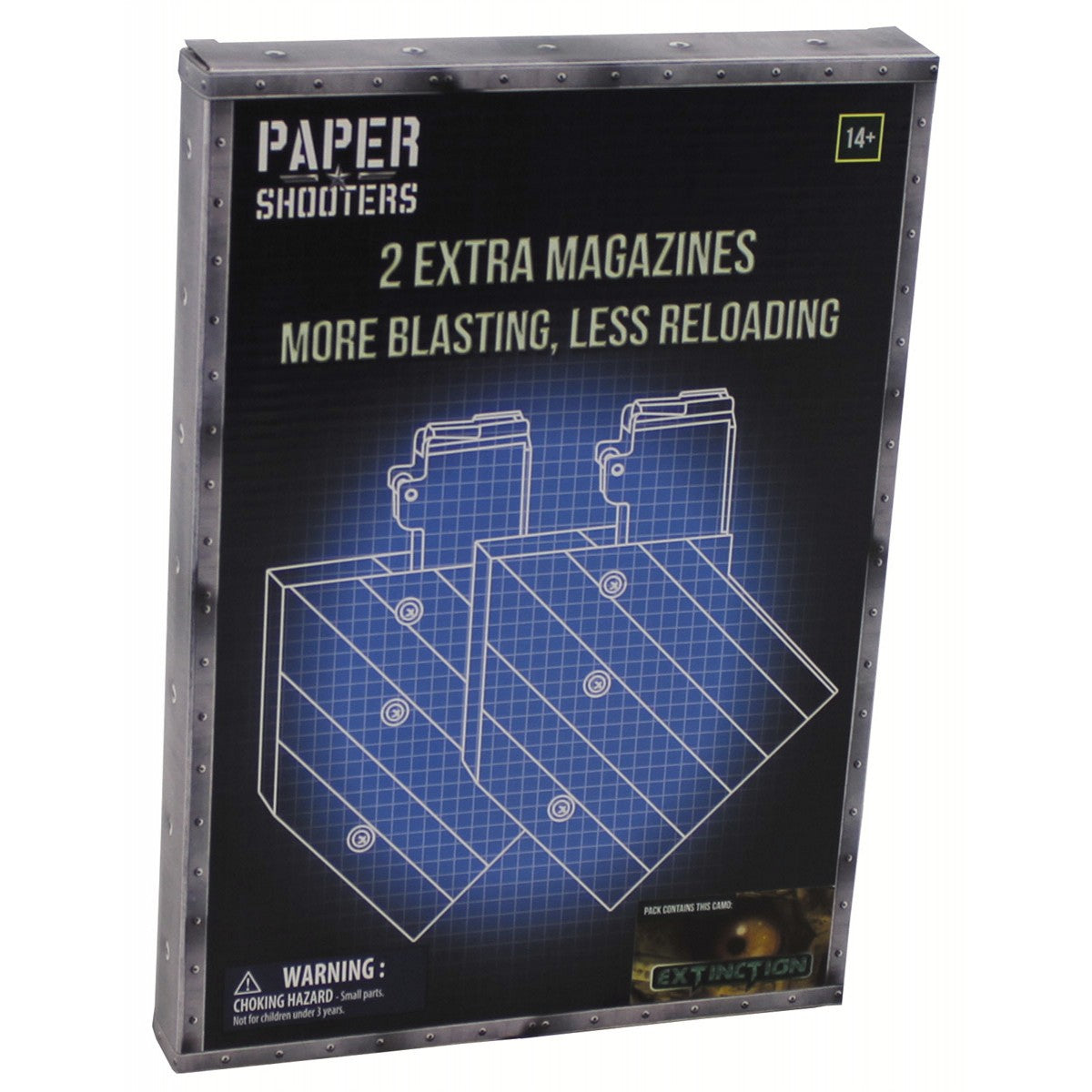 PAPER SHOOTERS, Bausatz,Magazin "Extinction", 2er Pack