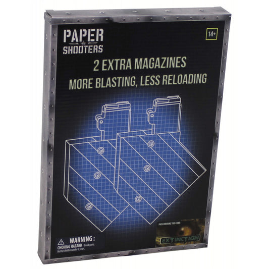 PAPER SHOOTERS, Bausatz,Magazin "Extinction", 2er Pack