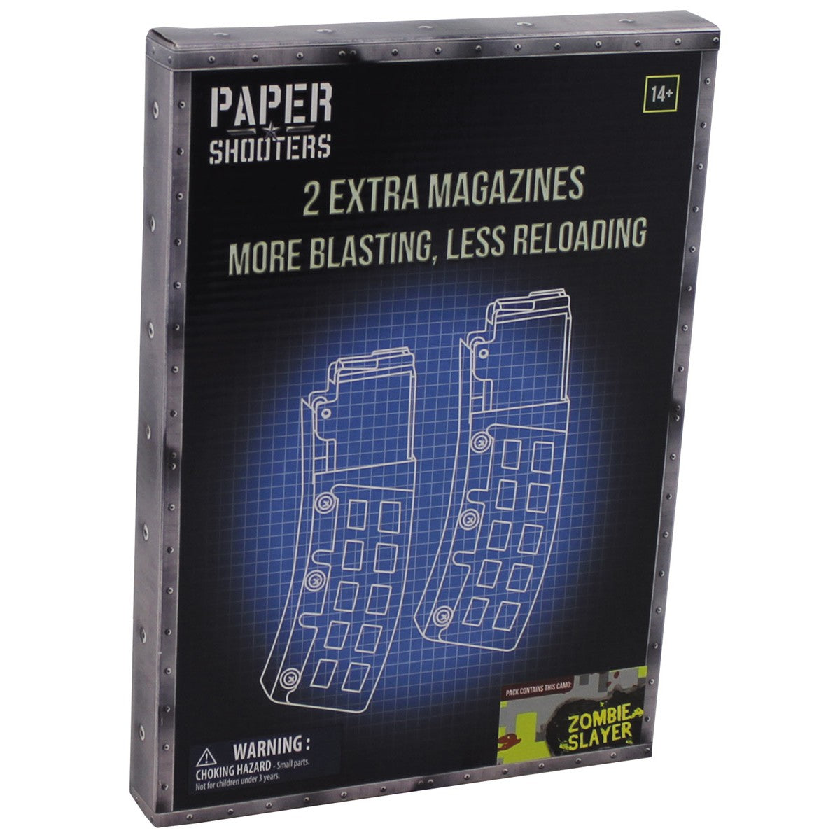 PAPER SHOOTERS, Bausatz,Magazin "Zombie", 2er Pack
