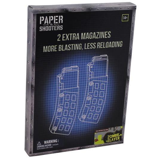 PAPER SHOOTERS, Bausatz,Magazin "Zombie", 2er Pack