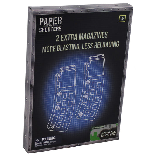 PAPER SHOOTERS, Bausatz,Magazin "Green Spit", 2er Pack