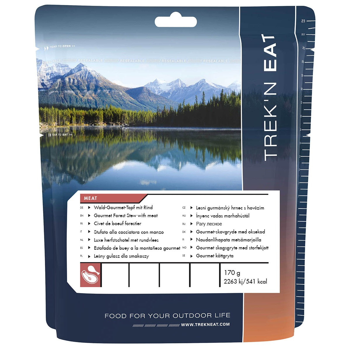 Trek 'n Eat, Wald-Gourmet-Topf mit Rind, 7% Mwst.