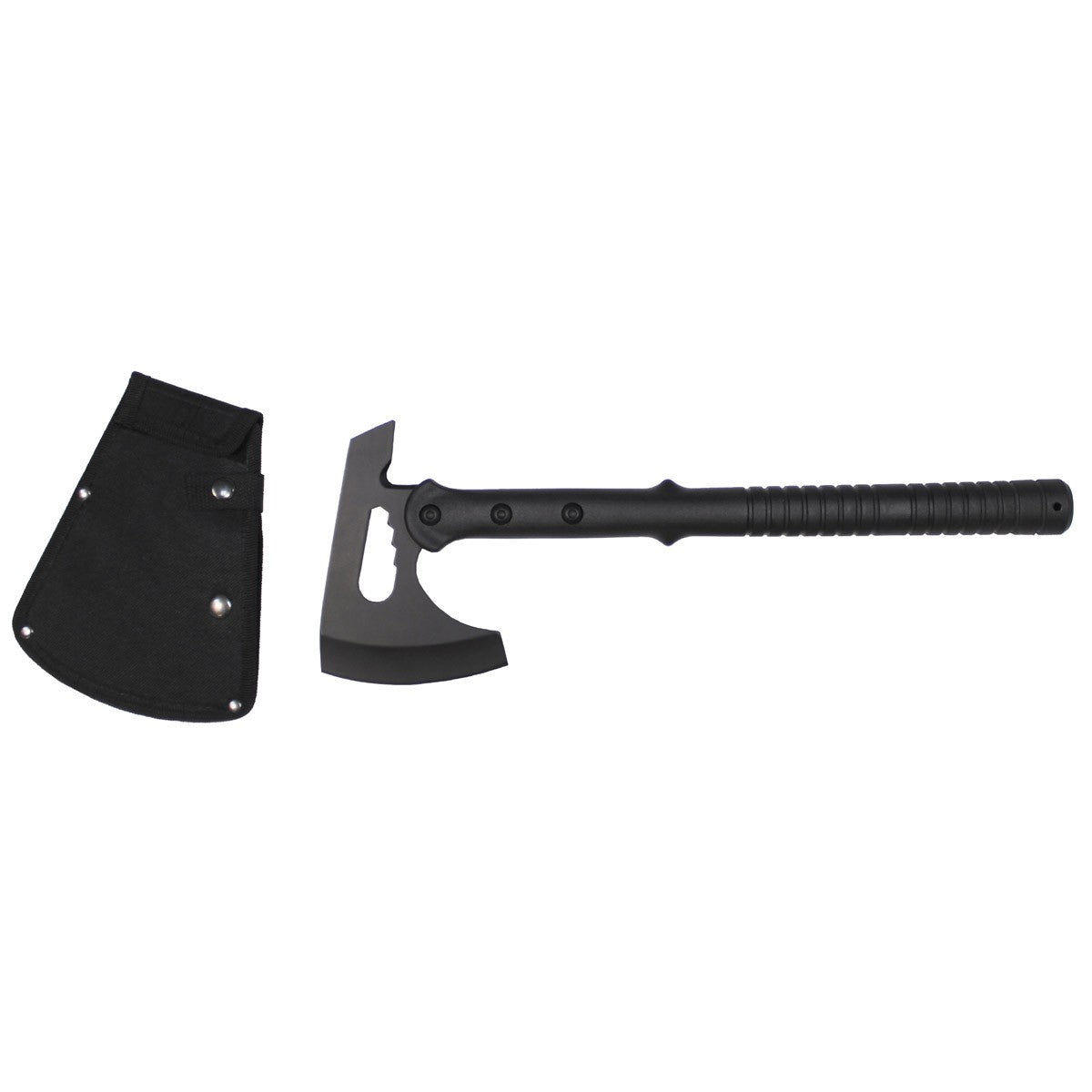 Tomahawk, "Tactical",schwarz, Kunststoffgriff, Scheide