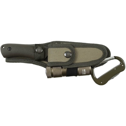 Messerset, oliv,Kunststoffgriff, Scheide